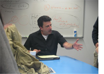 Corey Mandlell teaching picture